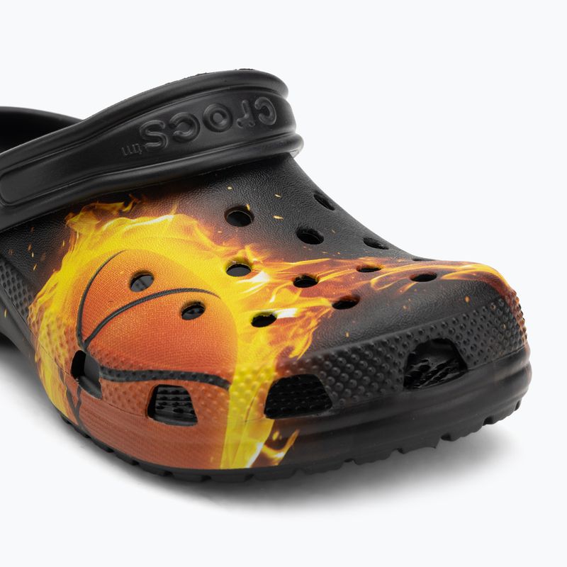 Kinderclogs Crocs Flaming Bball Clog Kids black 8