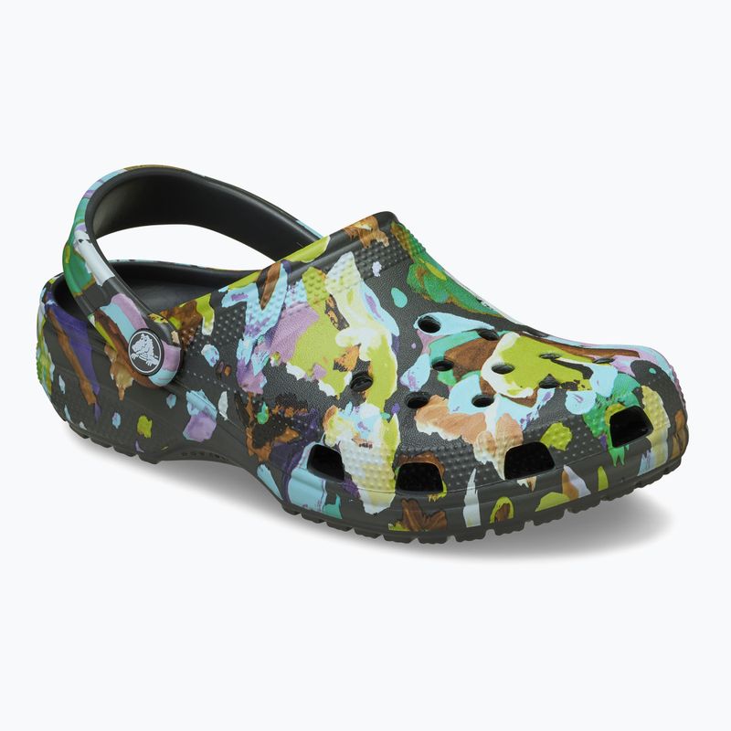 Clogs Crocs Classic Painted Floral black sand 9