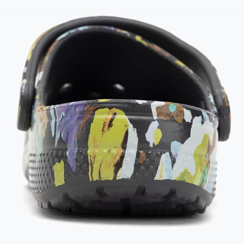 Clogs Crocs Classic Painted Floral black sand 7