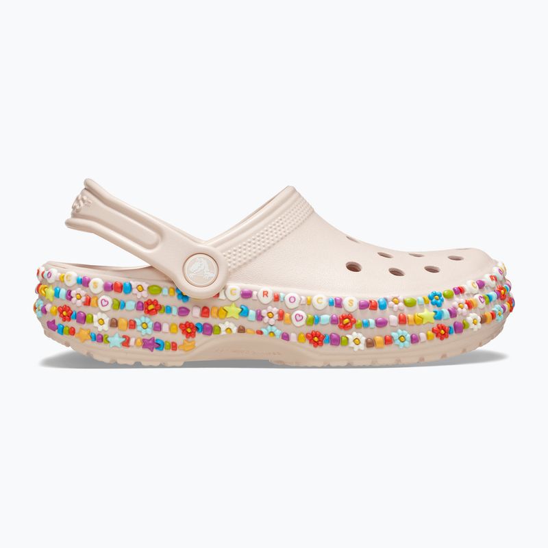 Kinder Clogs Crocs Classic Beaded Band Clog Kids quartz 10