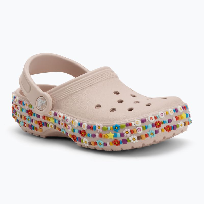 Kinder Clogs Crocs Classic Beaded Band Clog Kids quartz 2