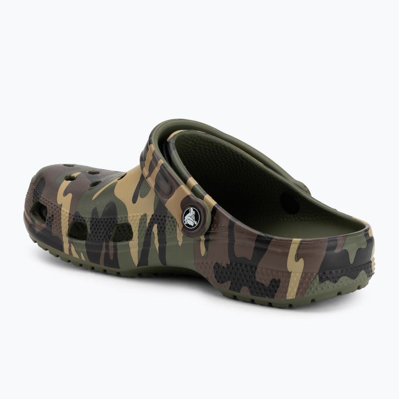 Pantoletten Crocs Classic Camouflage army green/multi 4