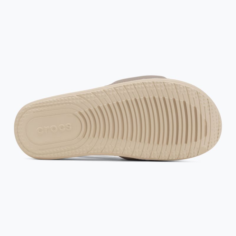 Damen-Pantoletten Crocs All Day bone/taupe 4