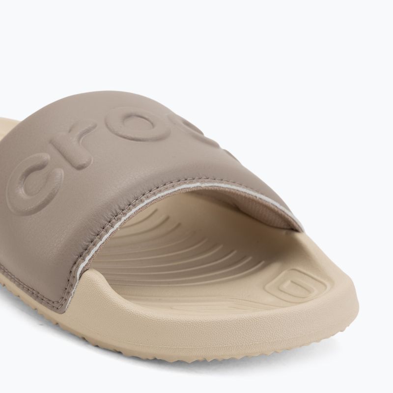 Damen-Pantoletten Crocs All Day bone/taupe 7