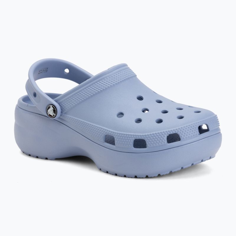 Damen-Pantoletten Crocs Classic Platform Clog blue haze 2