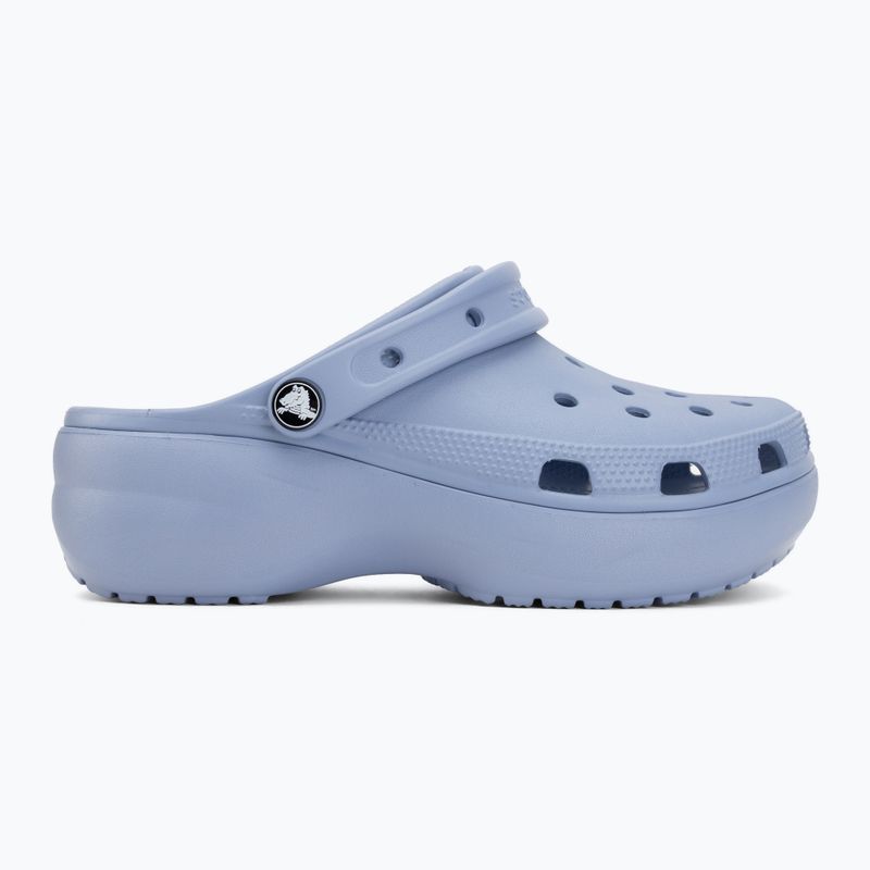Damen-Pantoletten Crocs Classic Platform Clog blue haze 3
