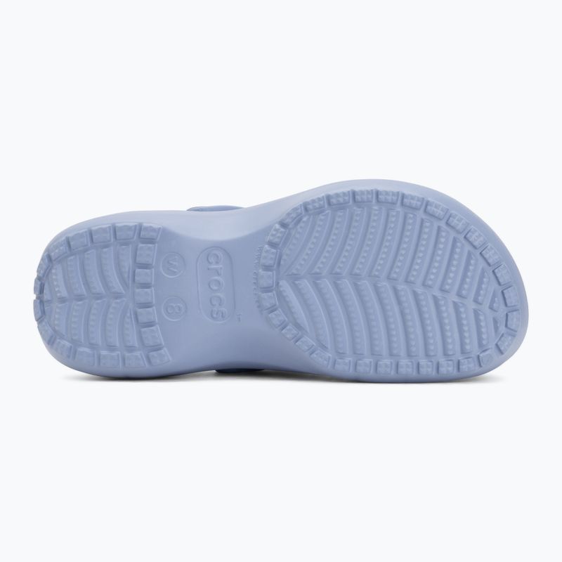 Damen-Pantoletten Crocs Classic Platform Clog blue haze 5