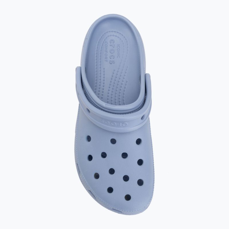 Damen-Pantoletten Crocs Classic Platform Clog blue haze 6