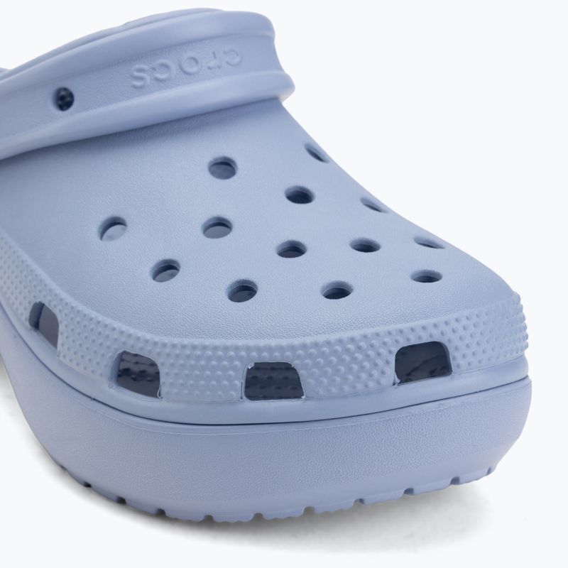 Damen-Pantoletten Crocs Classic Platform Clog blue haze 8
