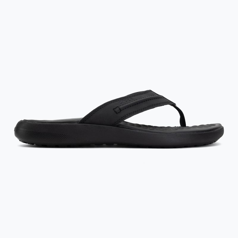 Zehentrenner Crocs Yukon Vista II Leather black/black 2