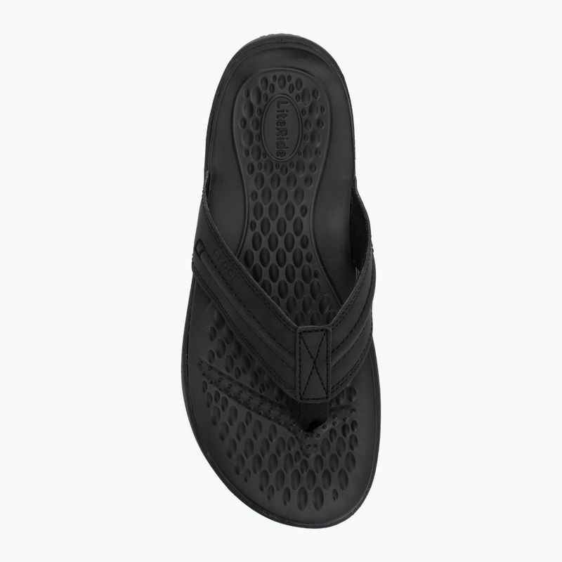 Zehentrenner Crocs Yukon Vista II Leather black/black 5