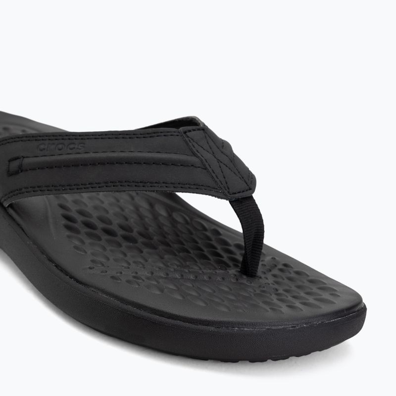 Zehentrenner Crocs Yukon Vista II Leather black/black 7