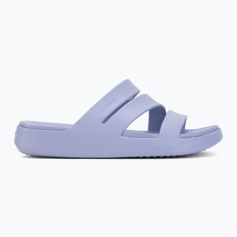 Damen-Pantoletten Crocs Getaway Strappy blue haze 2