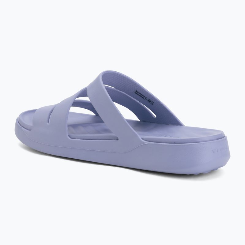 Damen-Pantoletten Crocs Getaway Strappy blue haze 3