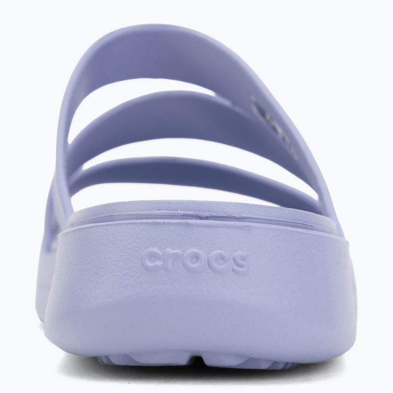 Damen-Pantoletten Crocs Getaway Strappy blue haze 6