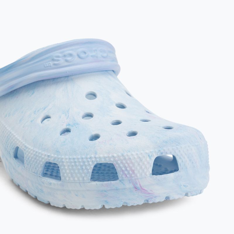 Pantoletten Crocs Classic Watercolor Marbled oxygen swirl 8