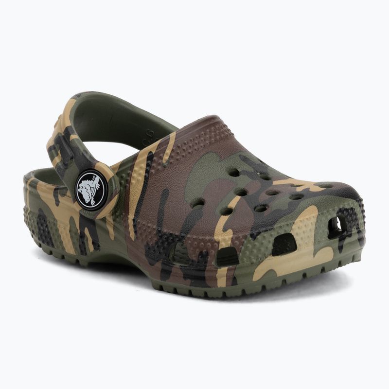 Kinder-Flip-Flops Crocs Classic Camouflage Toddler army green/multi 2