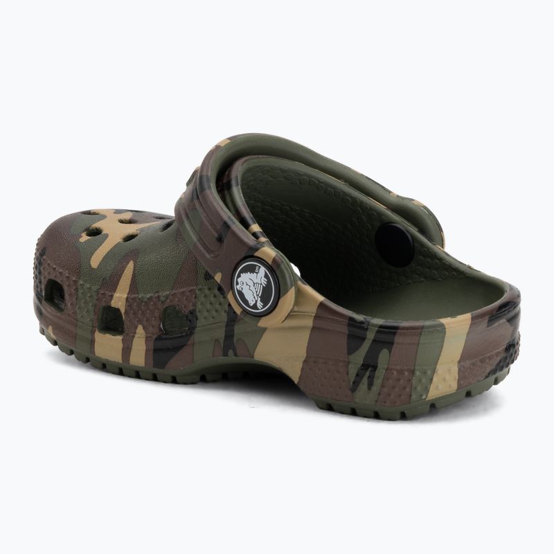 Kinder-Flip-Flops Crocs Classic Camouflage Toddler army green/multi 4