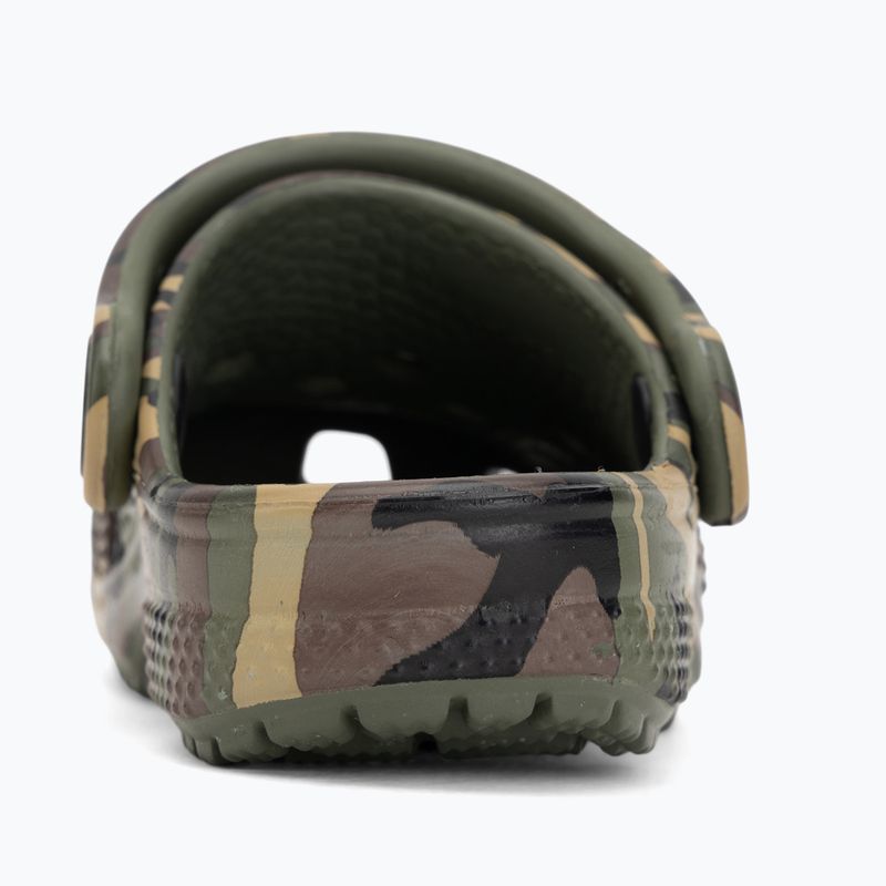 Kinder-Flip-Flops Crocs Classic Camouflage Toddler army green/multi 7