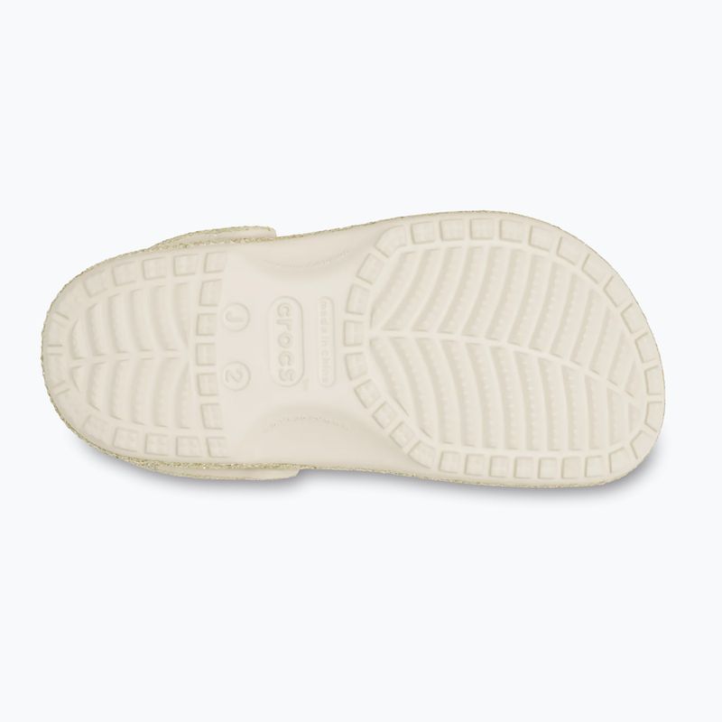 Kinder-Flip-Flops Crocs Classic Chunky Glitter sandstone 11
