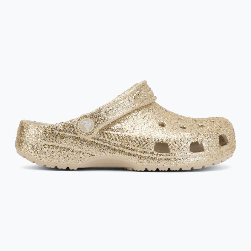Kinder-Flip-Flops Crocs Classic Chunky Glitter sandstone 3