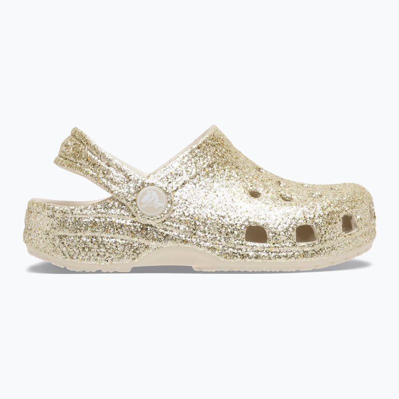 Kinder-Flip-Flops Crocs Classic Chunky Glitter 211940 sandstone 10