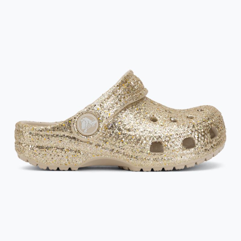 Kinder-Flip-Flops Crocs Classic Chunky Glitter 211940 sandstone 3