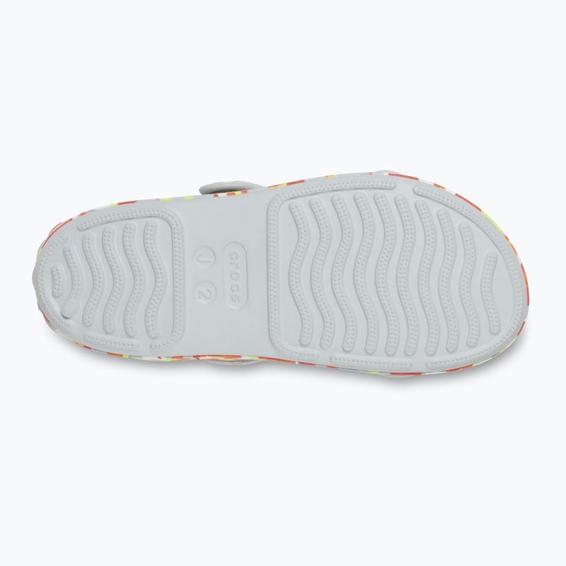 Kindersandalen Crocs Crocband Cruiser Glow Confetti Band atmosphere/flame 3