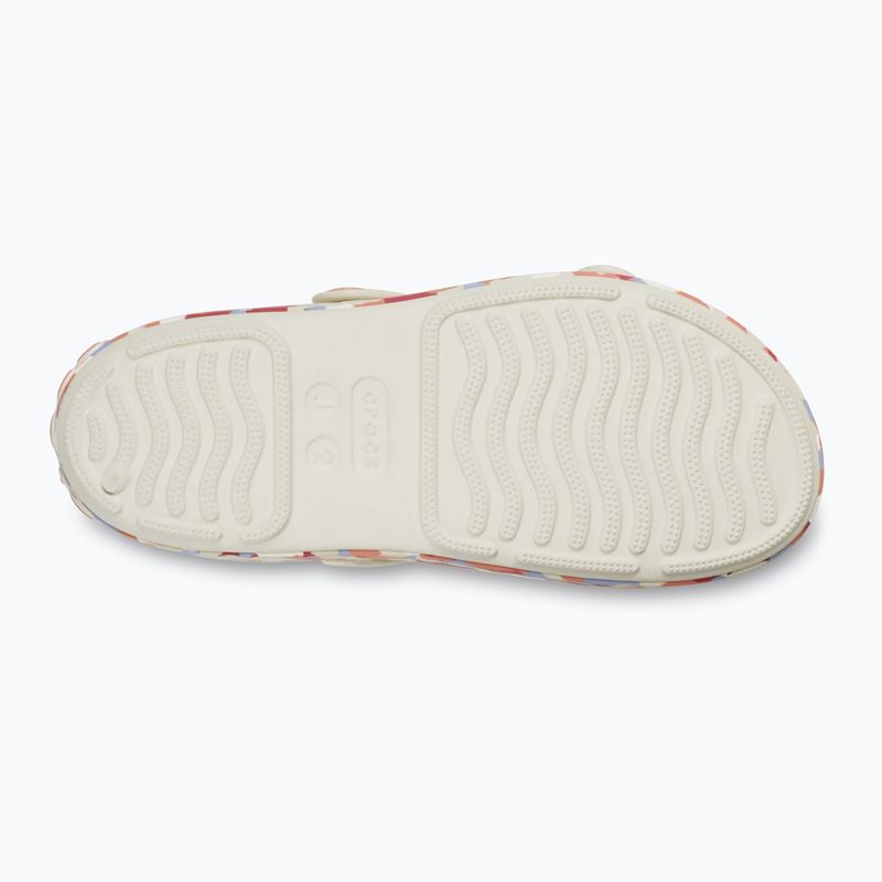 Kindersandalen Crocs Crocband Cruiser Glow Confetti Band summit white/guava 3