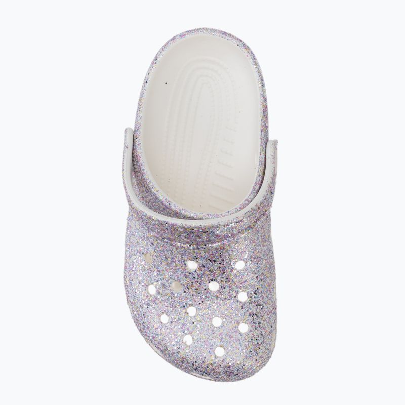Schlappen Kinder Crocs Classic Fantasy Glitter white 6