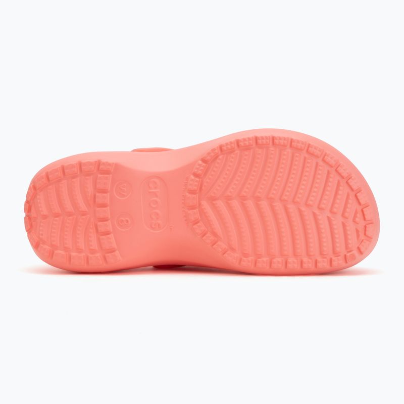 Damen-Pantoletten Crocs Classic Platform Clog guava 5