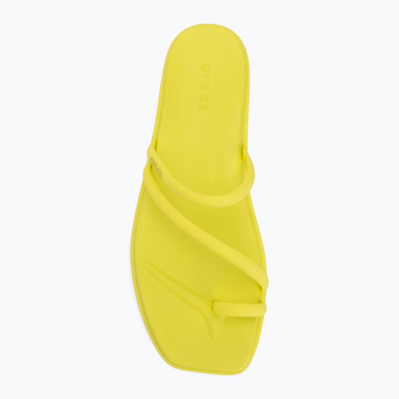 Damen-Pantoletten Crocs Miami Toe Loop Sandal citrus 5