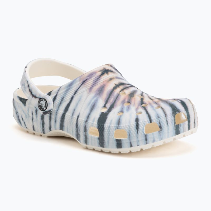 Pantoletten Crocs Classic Tie Dye chalk/multi 2