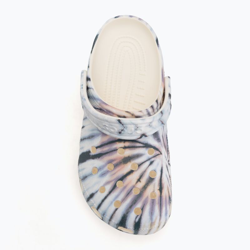 Pantoletten Crocs Classic Tie Dye chalk/multi 6