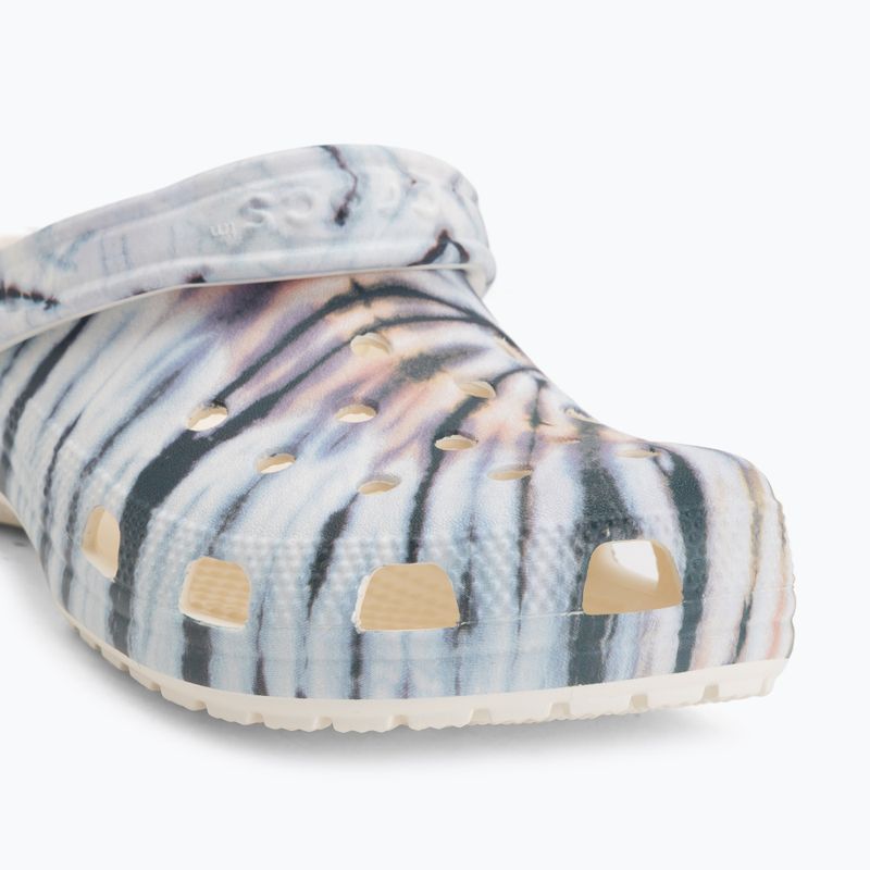 Pantoletten Crocs Classic Tie Dye chalk/multi 8