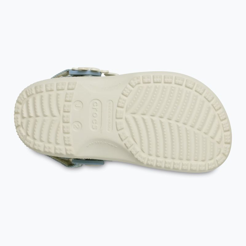 Kinder-Flip-Flops Crocs Classic Denim Flower Adjustment Backstrap 11