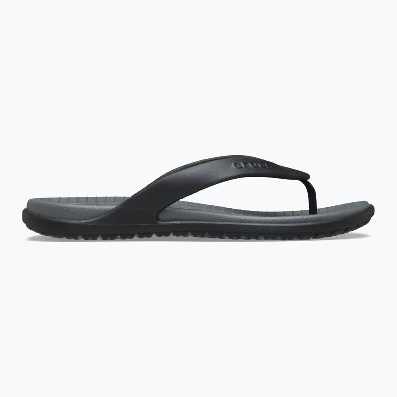 Zehentrenner Crocs Coast Flip black/slate grey 2