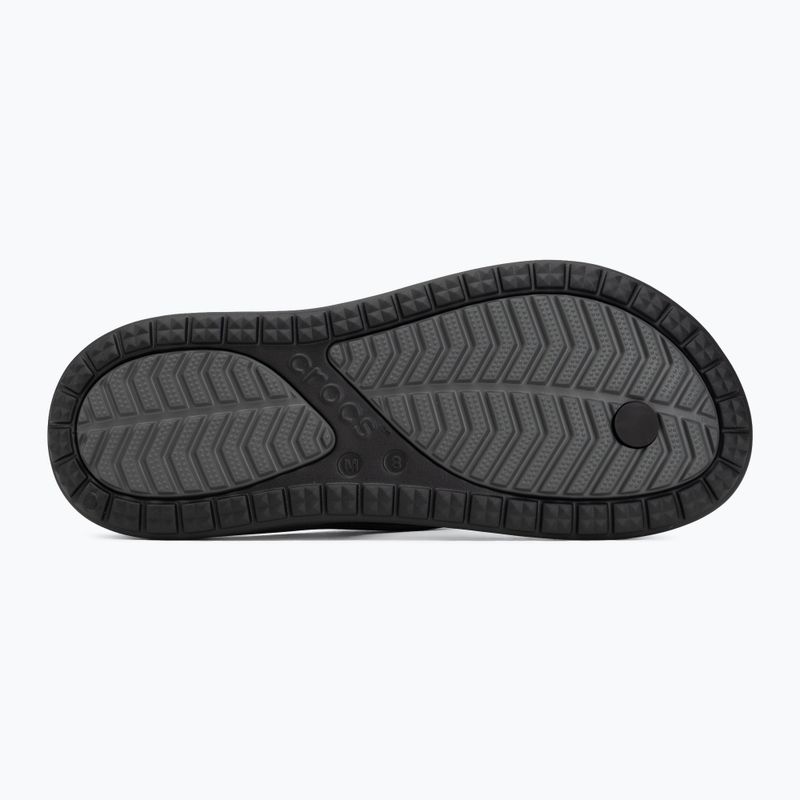 Zehentrenner Crocs Coast Flip black/slate grey 4