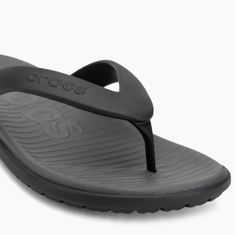 Zehentrenner Crocs Coast Flip black/slate grey 7