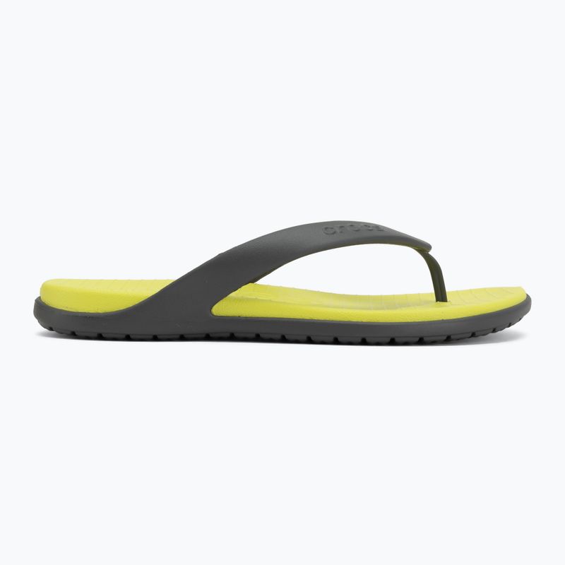 Zehentrenner Crocs Coast Flip slate grey/citrus 2