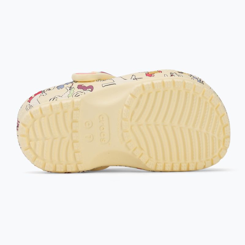 Kinder-Flip-Flops Crocs Classic Unicorn Graphic yellow light 5