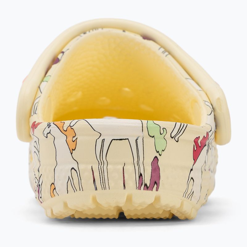 Kinder-Flip-Flops Crocs Classic Unicorn Graphic yellow light 7