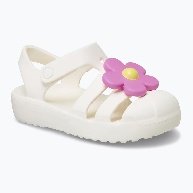 Kindersandalen Crocs Classic Flower chalk 8