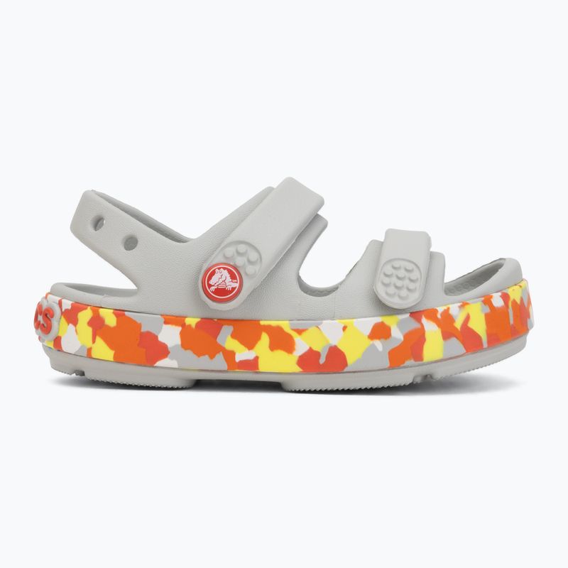 Kindersandalen Crocs Crocband Cruiser Glow Confetti Band atmosphere/flame 2