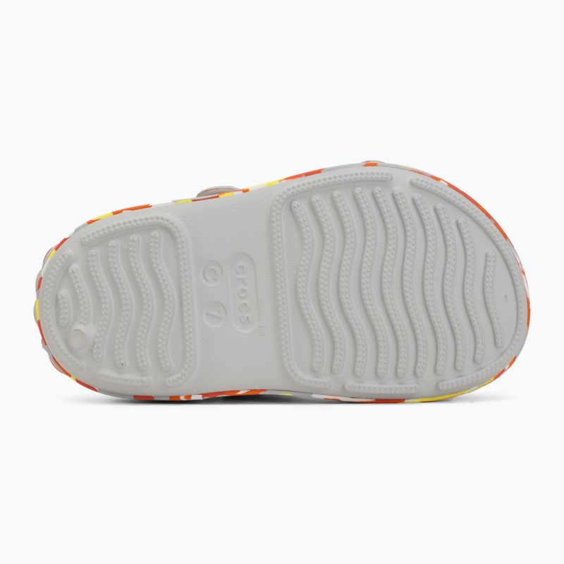 Kindersandalen Crocs Crocband Cruiser Glow Confetti Band atmosphere/flame 4