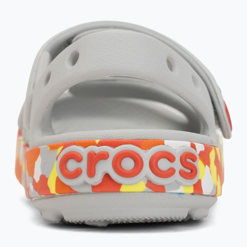 Kindersandalen Crocs Crocband Cruiser Glow Confetti Band atmosphere/flame 6