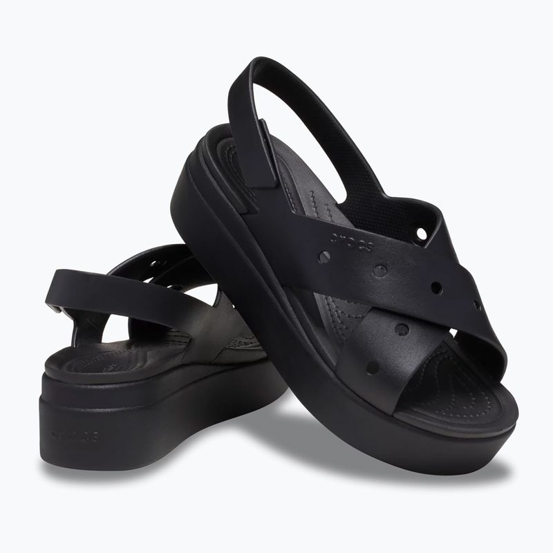 Damen-Sandalen Crocs Broklyn 4U Cross Strap black 6