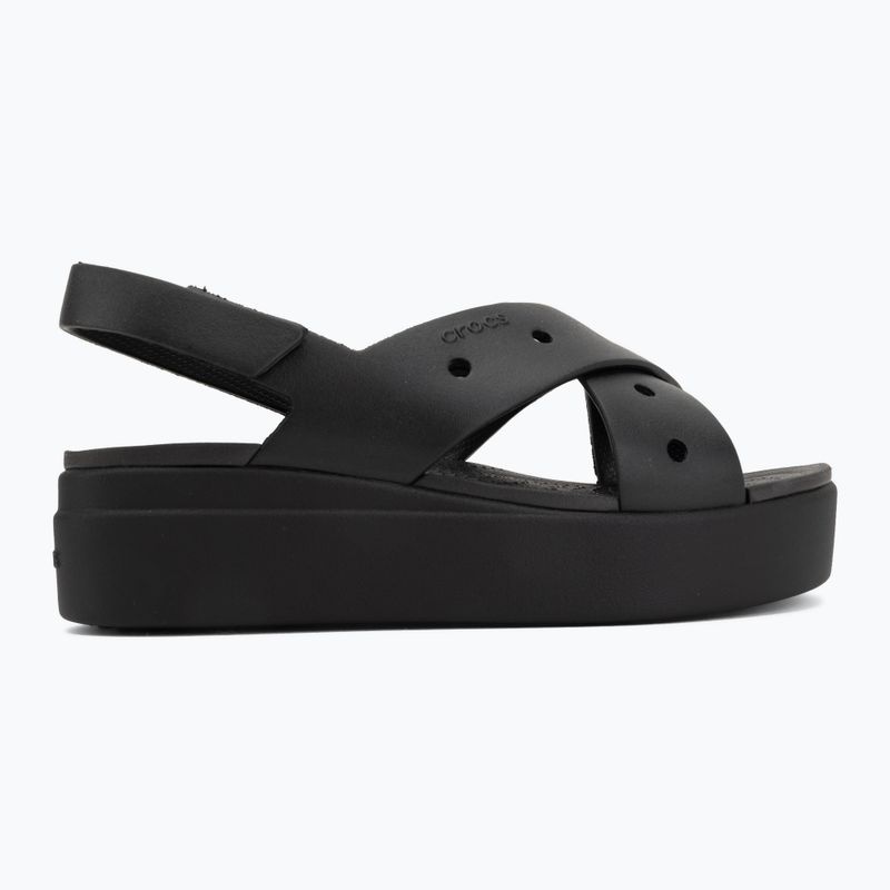 Damen-Sandalen Crocs Broklyn 4U Cross Strap black 2