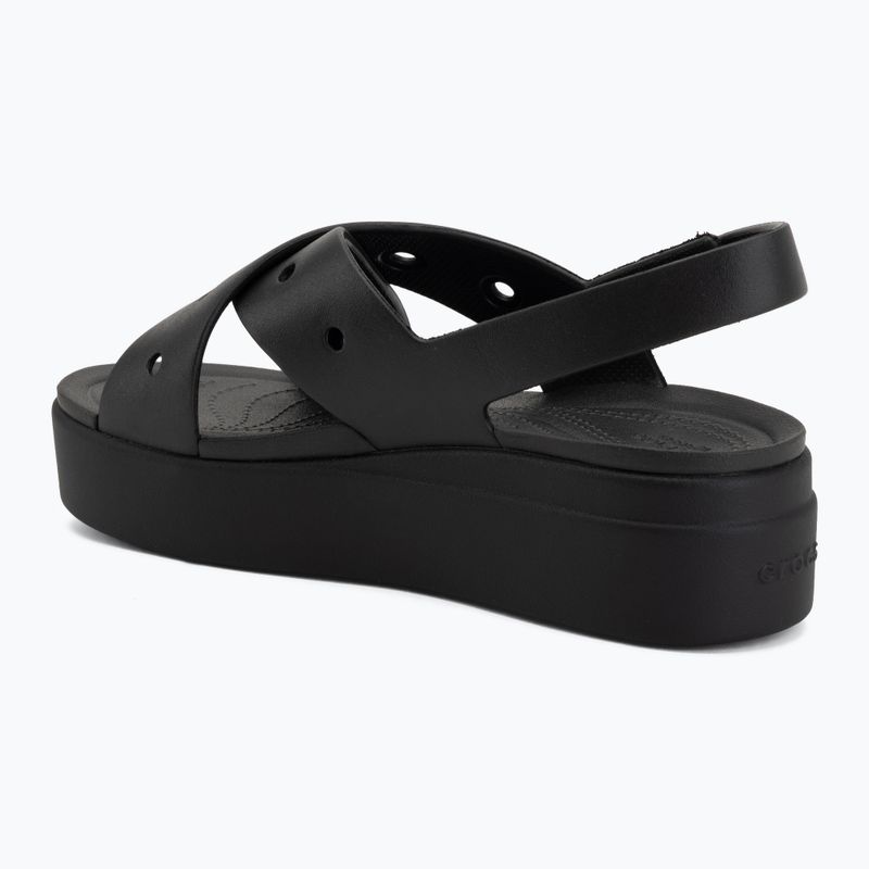 Damen-Sandalen Crocs Broklyn 4U Cross Strap black 3