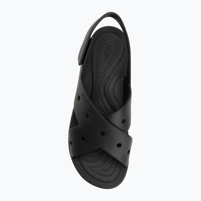 Damen-Sandalen Crocs Broklyn 4U Cross Strap black 5